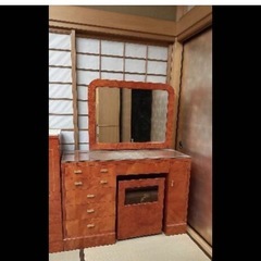 ドレッサー 化粧台 鏡 ミラー 収納 インテリア コスメワゴン ...
