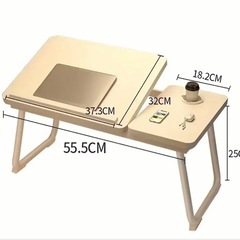 新品☆未使用　(ホワイト)折りたたみテーブル　お値下げしました！
 の画像