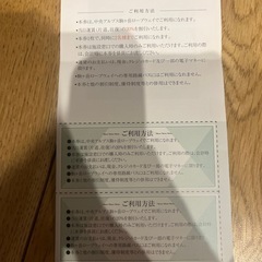 駒ヶ岳ロープウェイ　名鉄株主優待券　2枚セットの画像