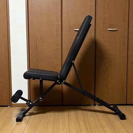 可変式インクラインベンチ デクラインベンチ ダンベルベンチ フラットベンチ トレーニングベンチ 折り畳み収納