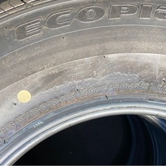 新車剥がしBRIDGESTONE 195/80R15 24年製夏タイヤ (オビイ) 札幌