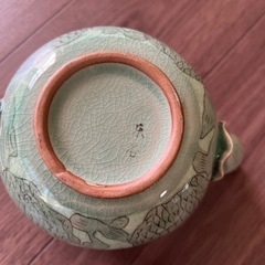 韓国陶窯　金正黙の水注　箱付きの画像
