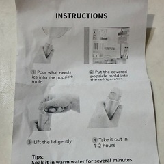 アイスキャンデーメーカー、ペーパー皿などの画像