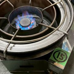 【SHINPO】 シンポ ガスコンロ こんろ機能付焼物器 焼肉 テーブルロースター埋込用 LPガス用 1LXC1C1L ⑮ 鍋対応 N0879の画像