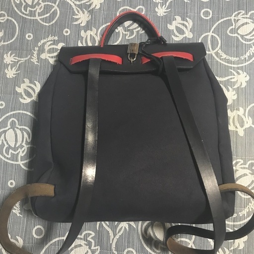 美品 正規品 エルメス エールバッグ アド リュック 濃紺