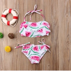 🍉新品🍉　スイカ　ビキニ　130cm 女の子　水着 