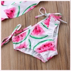 🍉新品🍉　スイカ　ビキニ　130cm 女の子　水着 の画像