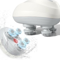 【新品未使用】電動頭皮ブラシ 乾湿両用 3D振動 乾湿両用 回転方向の画像