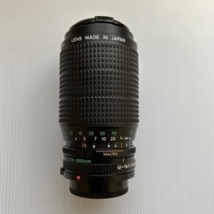 CanonフィルムカメラFT + 望遠レンズの画像