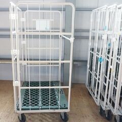 状態良好 ヤマトインダストリー P-80 カゴ台車/L型ロールコンビテナー W1100×D800×H1700 複数在庫があります 手渡し希望/自社配送可能（配送エリアについてお問い合わせください）の画像