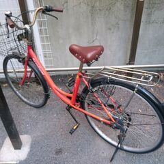 26インチ自転車／ママチャリ 6段変速つき【引渡日 5月29日夕...