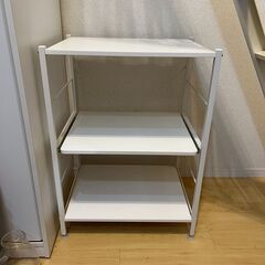 キッチンラック スライド対応 ホワイト