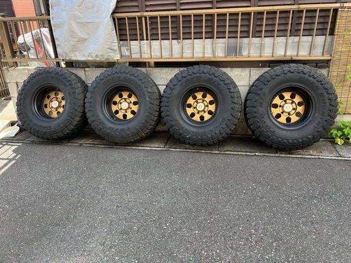 ランドクルーザー　fjクルーザー　315 75R16 10j-40 タイヤホイールセット