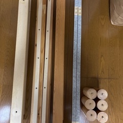 【分解済み】リコメン堂 すのこベッド シングル ヘッドレス 木製 パイン材 脚付き 北欧 シンプルの画像