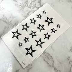 🤍星𝟤種類タトゥーシールの画像