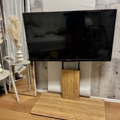 【40型テレビ】ハイタイプ テレビスタンドセットの画像
