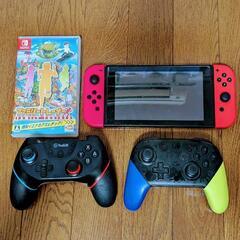 Nintendo Switch コントローラー2台 カセット付き
