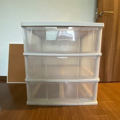 クローゼット用3段収納