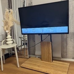 【40型テレビ】ハイタイプ テレビスタンドセットの画像