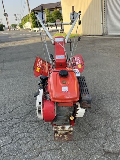 初期不良対応 アフターケアも安心 整備済　ねぎ作などに マメトラ 6.3馬力 耕運機 MC-503 はねあげローター　ハンドル180度回転　引取限定