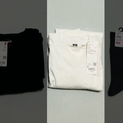 【新品タグ付き】UNIQLO メンズM 長袖シャツの画像