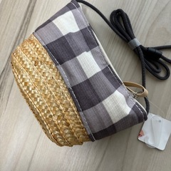 浴衣　カゴバッグの画像