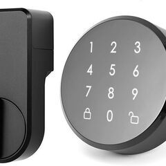 スマートロック+暗証番号パッド 玄関 鍵 ドアロック オートロッ...