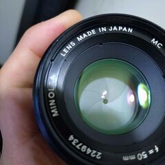 良品　MINOLTA MC ROKKOR-PF 50mm F1.7