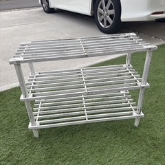 ガーデニング棚　木製棚
