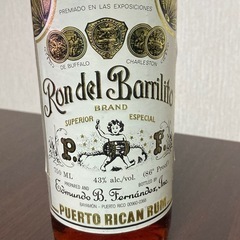 【未開封】【希少】 Ron del Barrilito プエルトリコ ラム酒の画像