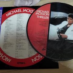 マイケルジャクソ LPレコード2枚セットの画像