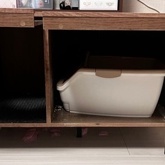 アイリスオーヤマ キャットトイレタリーキャビネットの画像