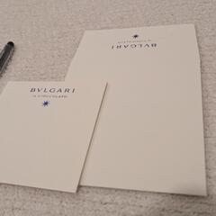 【良品】BVLGARI、ブルガリレターカード