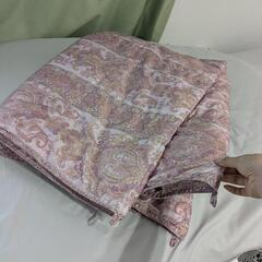 夏用薄手羽毛布団　シングル　美品