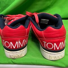 TOMMY スニーカー 赤27ｃｍ＠20の画像