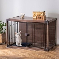 ［美品］木目 ペットサークル　