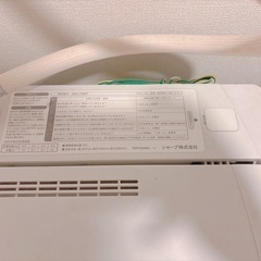 【お渡し予定者決定済です。】洗濯機 SHARPの画像