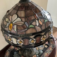ステンドグラス風ランプ