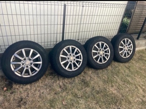 【使用少】195/65R15スタッドレスホイール4本セット　ヨコハマアイスガード