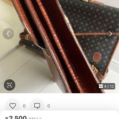 ポリーニ イタリア ビジネスバッグ 本革 2個セット ビンテージ  POLLINIの画像