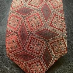 Gianni Versace 幾何学クラシック柄ネクタイ イタリア生地×日本製の画像