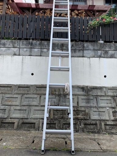 ハセガワアルミ合金伸縮形アルミハシゴ7.17m