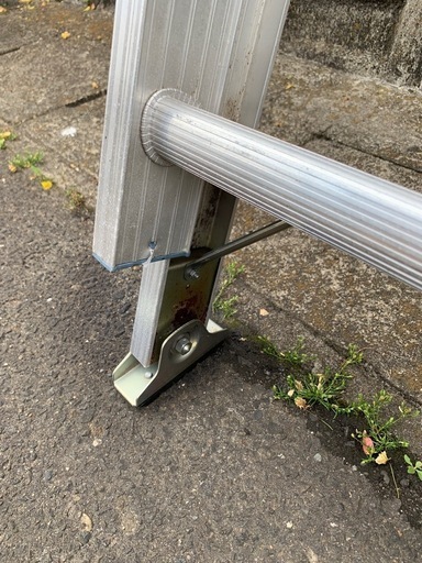 ハセガワアルミ合金伸縮形アルミハシゴ7.17m