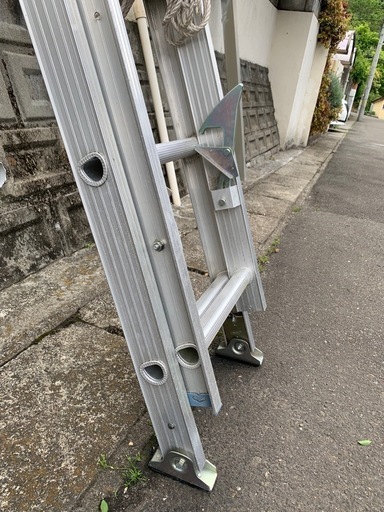 ハセガワアルミ合金伸縮形アルミハシゴ7.17m