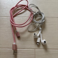 充電ケーブル・イヤホン
