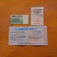 【期間限定!当日渡しOK】東急系割引券／Bunkamura共通ご...