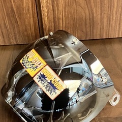 ジェット型ヘルメット　シールドの画像