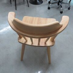 8-2　未使用/新品　在庫3台　ダイニングチェア  回転チェア 回転椅子 ハンギングチェア お掃除ロボット対応 ハーフアームの画像