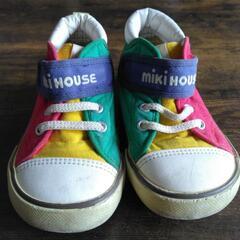 【日本製】mikihouse　16cm　スニーカー　