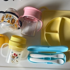 離乳食用スプーン　お皿　マグ3個